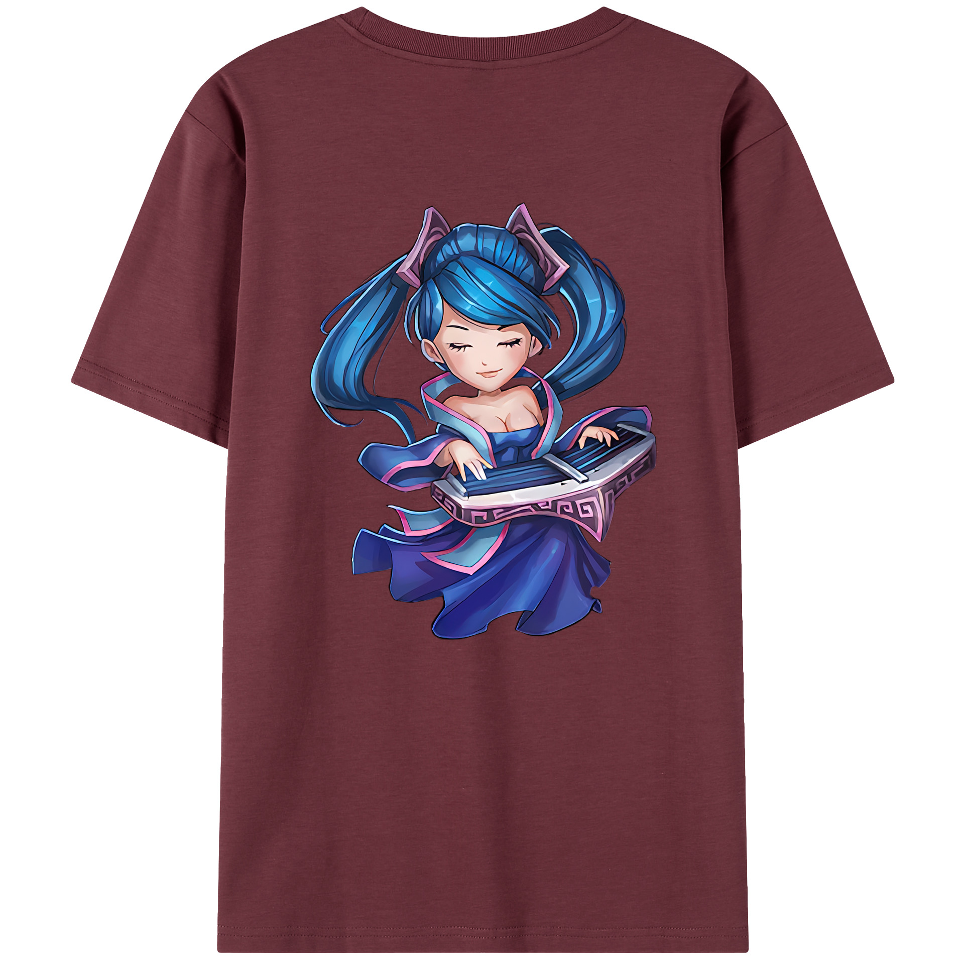 リーグ・オブ・レジェンド League of Legends LOL 綿100％半袖Tシャツ（背面プリント）